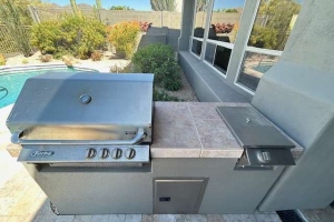 BBQ Tile before