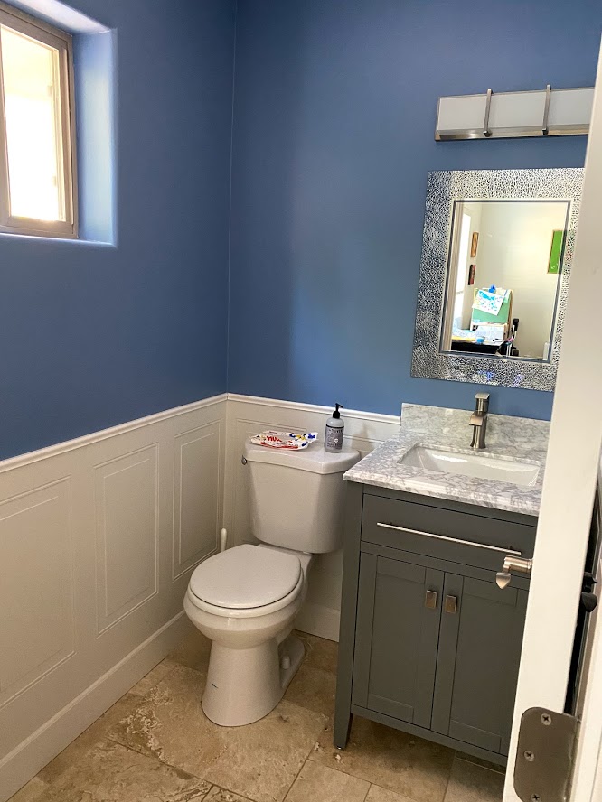 Bathroom Remodel with wainscoting