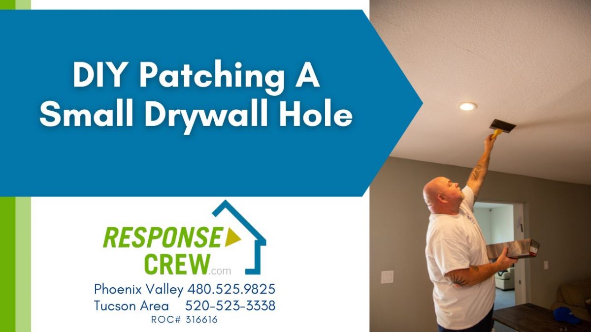 DIY Patching A Small Drywall Hole Response Crew