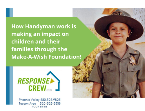 How Handyman work is making an impact on children and their families through the Make A Wish Foundation!