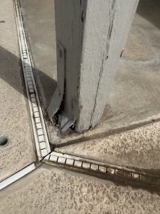 Damaged Patio Post